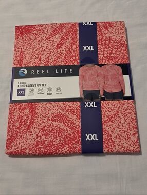 Reel Life Women’s Long Sleeve UV Tee - Coral XXL